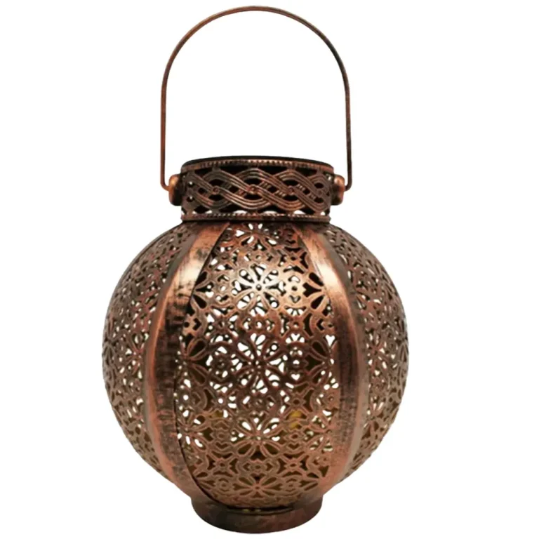 Lanterne solaire design rétro