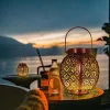 Lanterne solaire design rétro
