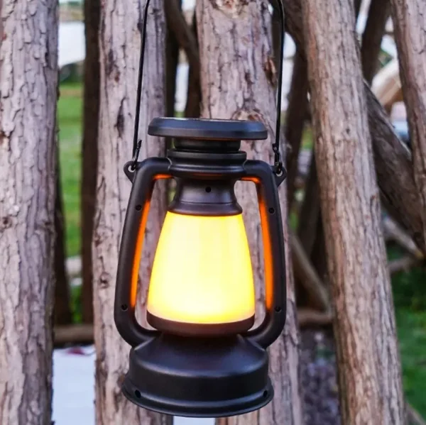 Lanterne solaire design vintage