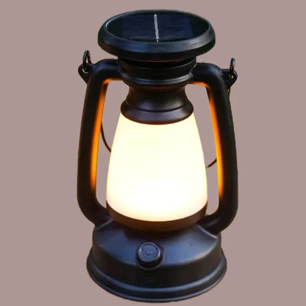 Lanterne solaire design vintage