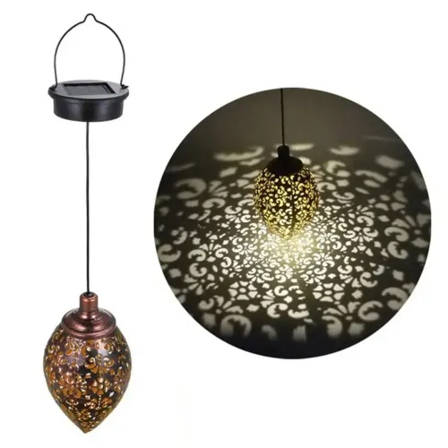 Lanterne solaire ovale