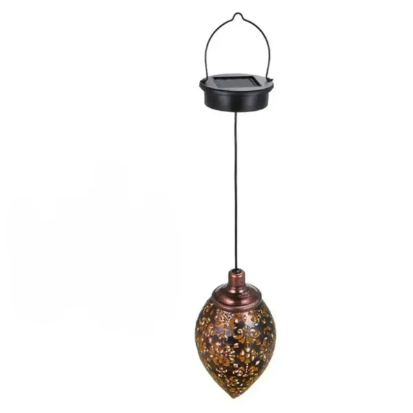 Lanterne solaire ovale