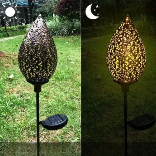 Lanterne solaire ovale